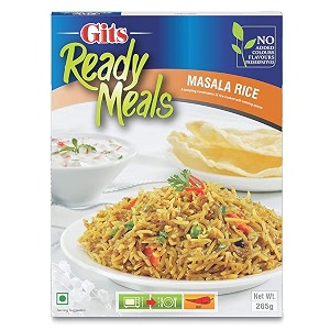 gits ready to eat food masala rice 265g