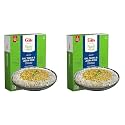 Gits Ready to Eat Jeera Rice & Dal Tadka Combo Meal, Pure Veg, Heat and Eat, 375g (Pack of 2)