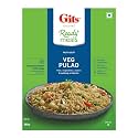 Gits Veg Pulao Ready to Eat, Pure Veg, Microwaveable, 265g