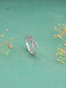giva 925 silver infinite grace ringlifetime plating6 month warranty sterling silver zircon rhodium plated ring