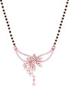 GIVA 925 Silver Rose Gold Love Bond Mangalsutra|Lifetime Plating|6 Month Warranty Sterling Silver Mangalsutra