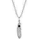 GIVA 925 Silver Oxidised Silver Leaf Pendant For Him | Neckpiece for Men & Boys | With Certificate of Authenticity and 925 Stamp | 6 Month Warranty*