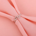 GIVA Rose Gold Wreath Ring for girls