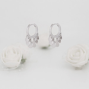 giva sterling silver jingle hoop earrings for women  girls with 925 stamped sterling silver hoop earring