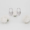 GIVA Sterling Silver Jingle Hoop Earrings for women & girls with 925 stamped Sterling Silver Hoop Earring
