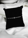 GIVA Sterling Silver Zircon Rhodium Bracelet