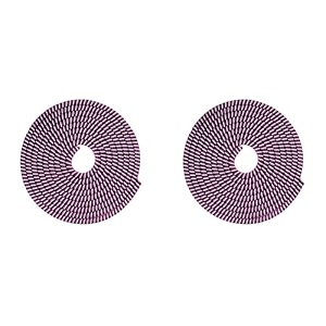 gizga essentials pack of 2 cable protector winder 17 meter each compatible with mobile mac iphone earphone data wire lightweight durable flexible pvc material - pink