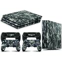 giZmoZ n gadgetZ PS4 PRO Console Digital CAMO Skin Decal Vinal Sticker + 2 Controller Skins Set