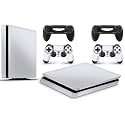 giZmoZ n gadgetZ PS4 Slim Console Carbon White Colour Skin Decal Vinal Sticker + 2 Controller Skins Set