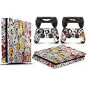giZmoZ n gadgetZ PS4 Slim Console STICKERBOMB Skin Decal Vinal Sticker + 2 Controller Skins Set