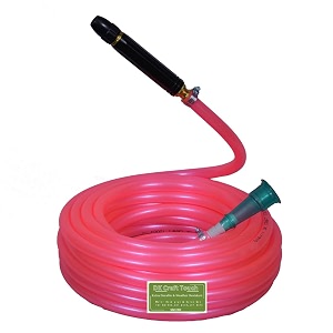gjay ecom zone garden and car wash pvc water hose pipe with high pressure spray gun amp accessories for gardencar washingbike washpet bath 30 mtr length hose amp rocket spray gun pink hose