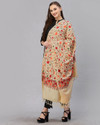 GK VILLA Wool Embroidered Women Shawl