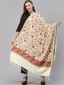 GK VILLA Wool Embroidered Women Shawl