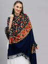 GK VILLA Wool Embroidered Women Shawl