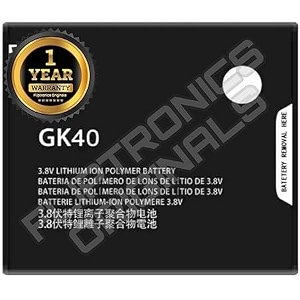 gk40 battery for motorola e4  g5  g4 play  xt1766  xt1607  xt1609  xt1600  xt1602  battery with 1 year warranty m282