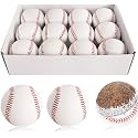 GKK Baseball 12 Pack Balls Training Baseballs 9 inch TeeBall Safety Baseballs for Youth/Adult Baseball Soft Toss, Batting, Fielding, Hitting, Pitching, Practice(One Dozen)
