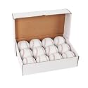 GKK Baseball 12 Pack Balls Training Baseballs 9 inch TeeBall Safety Baseballs for Youth/Adult Baseball Soft Toss, Batting, Fielding, Hitting, Pitching, Practice(One Dozen)