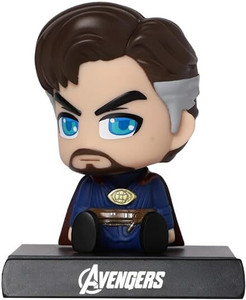 gkm bobblehead dr strange for car dashboard with mobile holder action figure multicolor