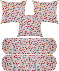 GKM Microfibre Bolster Pack of 5 Floral