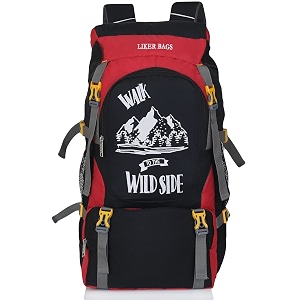 65 l tracking hiking travel bag pack rucksack hiking waterproof outdoor bag