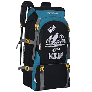 65 l tracking hiking travel bag pack rucksack hiking waterproof outdoor bag