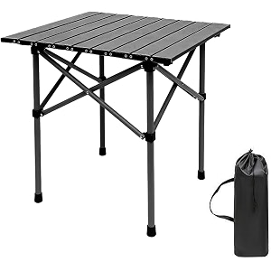 glaceon portable folding table metal camping table ultra light  with bag easy to carry folding table perfect for camping picnic cooking in the garden hiking travelling gl-03