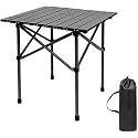 Glaceon Portable Folding Table, Metal Camping Table, Ultra Light – with Bag, Easy to Carry, Folding Table, Perfect for Camping, Picnic, Cooking in The Garden, Hiking, Travelling (GL-03)