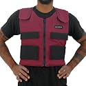Glacier Tek Sports Cool Vest with Set of 8 Nontoxic Cooling Packs (Maroon)