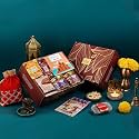 Gladful 10 Products Diwali Utsav Gift Hamper, Premium Healthy Gift Hamper, Roasted Nut Snacks, Dates Nut Sqaures, Ganesh Diya, Diwali Greetings Card