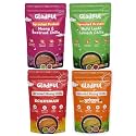 Gladful Chilla Mix | Buy 3 packs, get 1 FREE | Beetroot, Spinach, Achari, Schezwan | Low GI | Diabetes-Friendly &amp; Gluten-Free | No Maida | No Palm Oil &amp; Trans-Fat | Vegan &amp; High-Protein Chilla/Dosa Mix | 800g (200