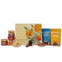 Gladful Genda Phool Nut &amp; Pancake Indulgence Gift Box Hamper – Assorted Gourmet Snacks with Date Nut Squares For Festive Gifting