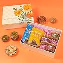 Gladful Healthy delight Wholesome Snack Gift Box – Premium Roasted Nuts, Legumes & Flavored Pancake Mixes