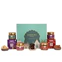 Gladful Premium Healthy Dryfruits Gift Box – Gourmet Roasted Nuts (4 Jar) &amp; Healthy Date Nut Squares (2 Packs) – Elegant Festive Collection