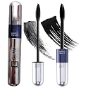 Glam Goddess Double Trouble Volumizing and Lengthening Mascara | 2-in-1 Mascara for Women | Long Lasting (15 ml) (Black)
