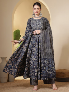 GLAM ROOTS Women Kurta Pyjama Dupatta Set