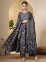 GLAM ROOTS Women Kurta Pyjama Dupatta Set