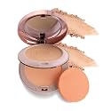 Glam21 Powder Perfect Complexion 2-in-1 Compact 24gm with Oil Control formula | Sweatproof | Flowy Matte Finish (Almond - 04)