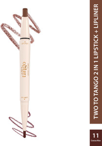 glam21 two to tango lipsticklipliner duo  smudgeproof non-transfer matte finish