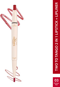 glam21 two to tango lipsticklipliner duo  smudgeproof non-transfer matte finish