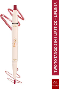 glam21 two to tango lipsticklipliner duo  smudgeproof non-transfer matte finish