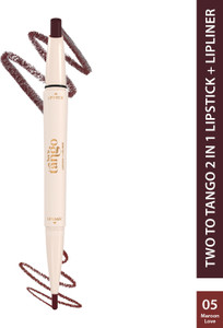 glam21 two to tango lipsticklipliner duo  smudgeproof non-transfer matte finish
