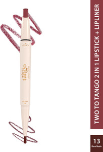 glam21 two to tango lipsticklipliner duo  smudgeproof non-transfer matte finish