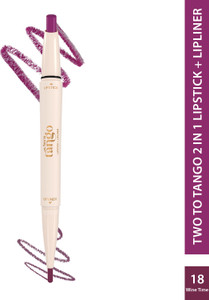 glam21 two to tango lipsticklipliner duo  smudgeproof non-transfer matte finish
