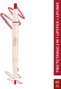 glam21 two to tango lipsticklipliner duo  smudgeproof non-transfer matte finish