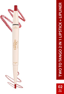 glam21 two to tango lipsticklipliner duo  smudgeproof non-transfer matte finish