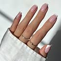 Glamnetic Press On Nails, Medium Square Glossy, Fake Nails 30pc Nail Kit
