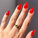 Glamnetic Press On Nails, Short Almond Glossy, Fake Nails 30pc Nail Kit