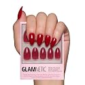 Glamnetic Press On Nails, Short Almond Glossy, Fake Nails 30pc Nail Kit