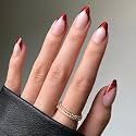Glamnetic Press On Nails - Short Almond, Glossy Fake Nails 30 Pc Full Kit