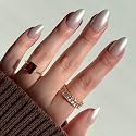 Glamnetic Press On Nails, Short Almond Glossy, Fake Nails 30pc Nail Kit